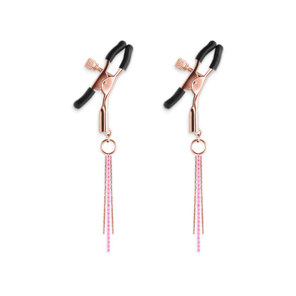 NS NOVELTIES - BOUND NIPPLE CLAMPS D3 ROSE GOLD