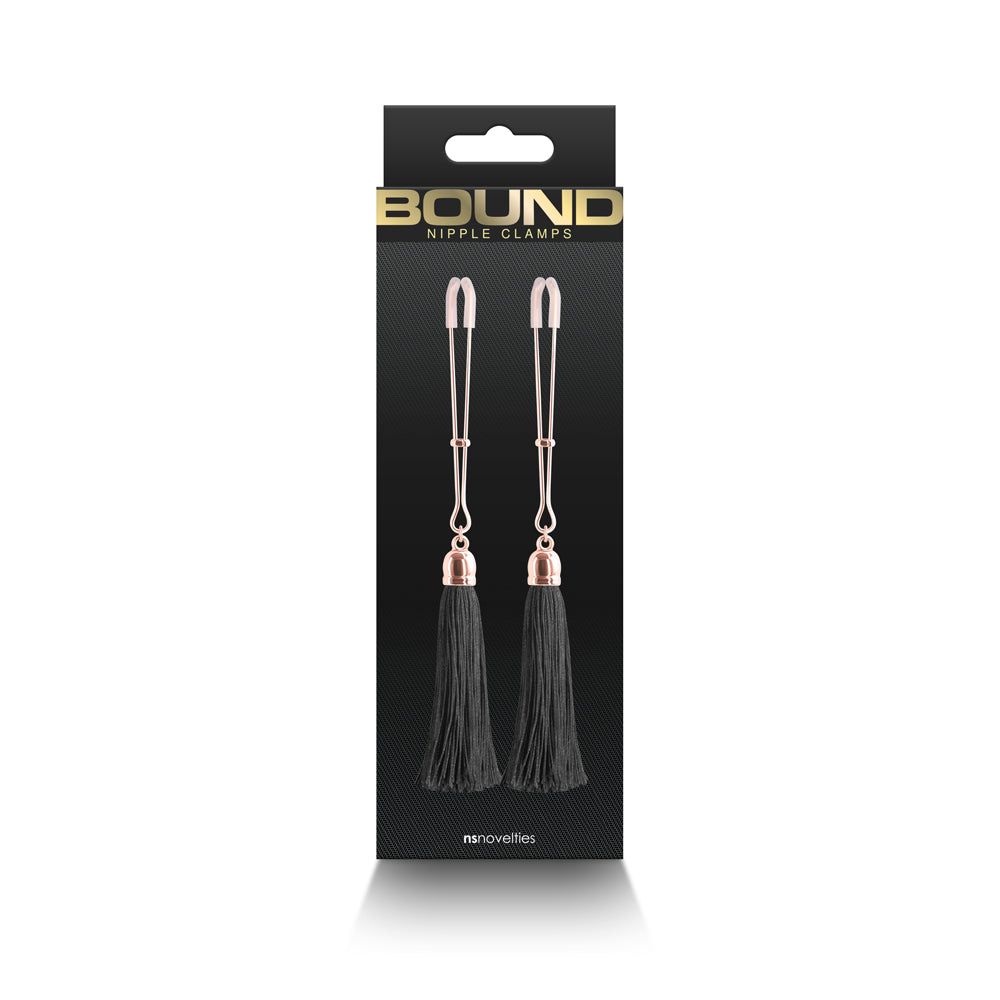 BOUND NIPPLE CLAMPS T1 BLACK