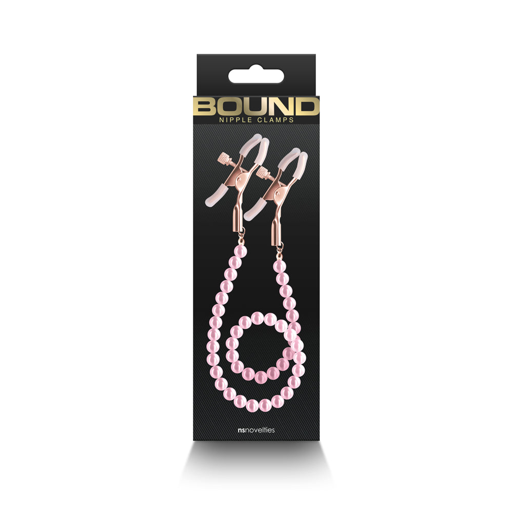 BOUND NIPPLE CLAMPS DC1 PINK