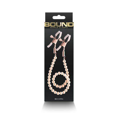 BOUND NIPPLE CLAMPS DC1 ROSE GOLD