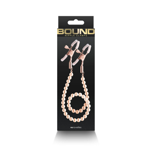 BOUND NIPPLE CLAMPS DC1 ROSE GOLD