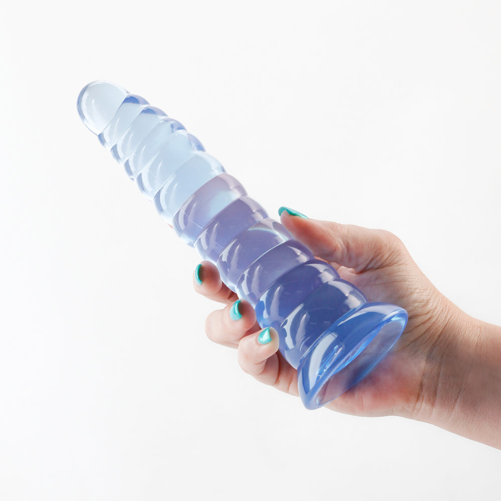 NS NOVELTIES - FANTASIA NYMPH JELLY DILDO BLUE