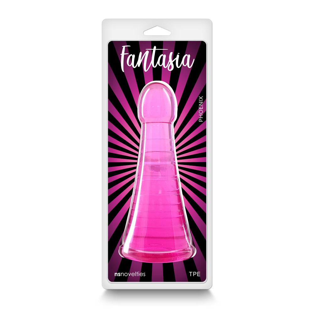 NS NOVELTIES - DILDO DE JALEA FANTASIA PHOENIX ROSA
