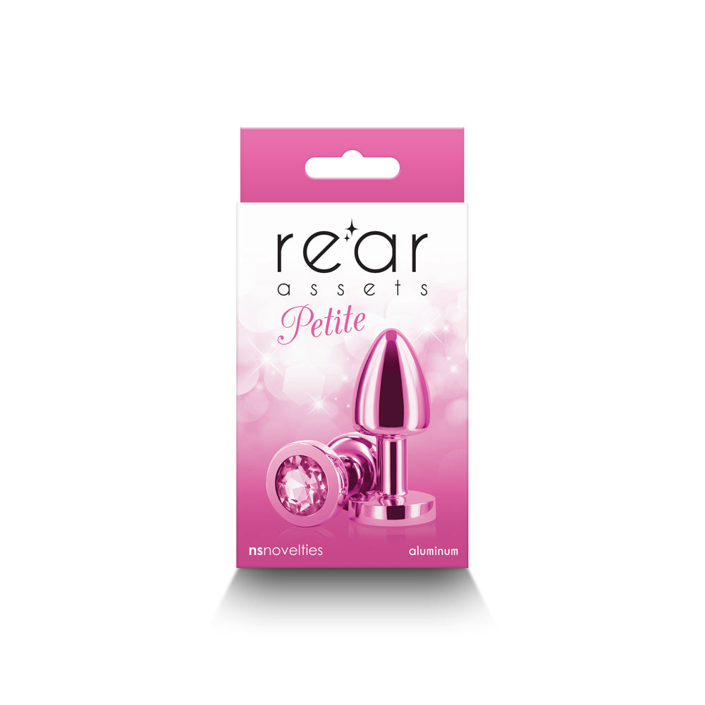 REAR ASSETS PETITE METAL ANAL PLUG PINK