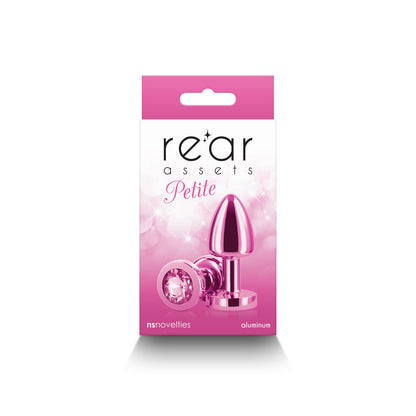 REAR ASSETS PETITE METAL ANAL PLUG PINK