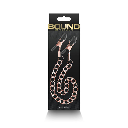 BOUND NIPPLE CLAMPS DC2 ROSE GOLD