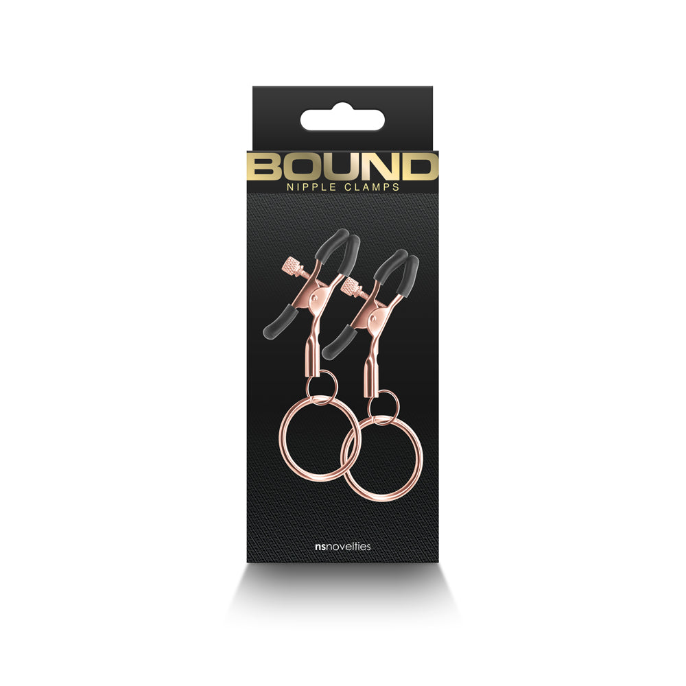 BOUND NIPPLE CLAMPS C2 ROSE GOLD