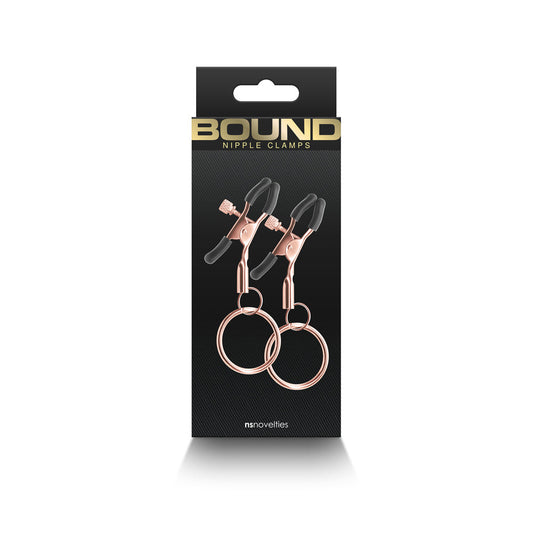 NS NOVELTIES - BOUND NIPPLE CLAMPS C2 ROSE GOLD