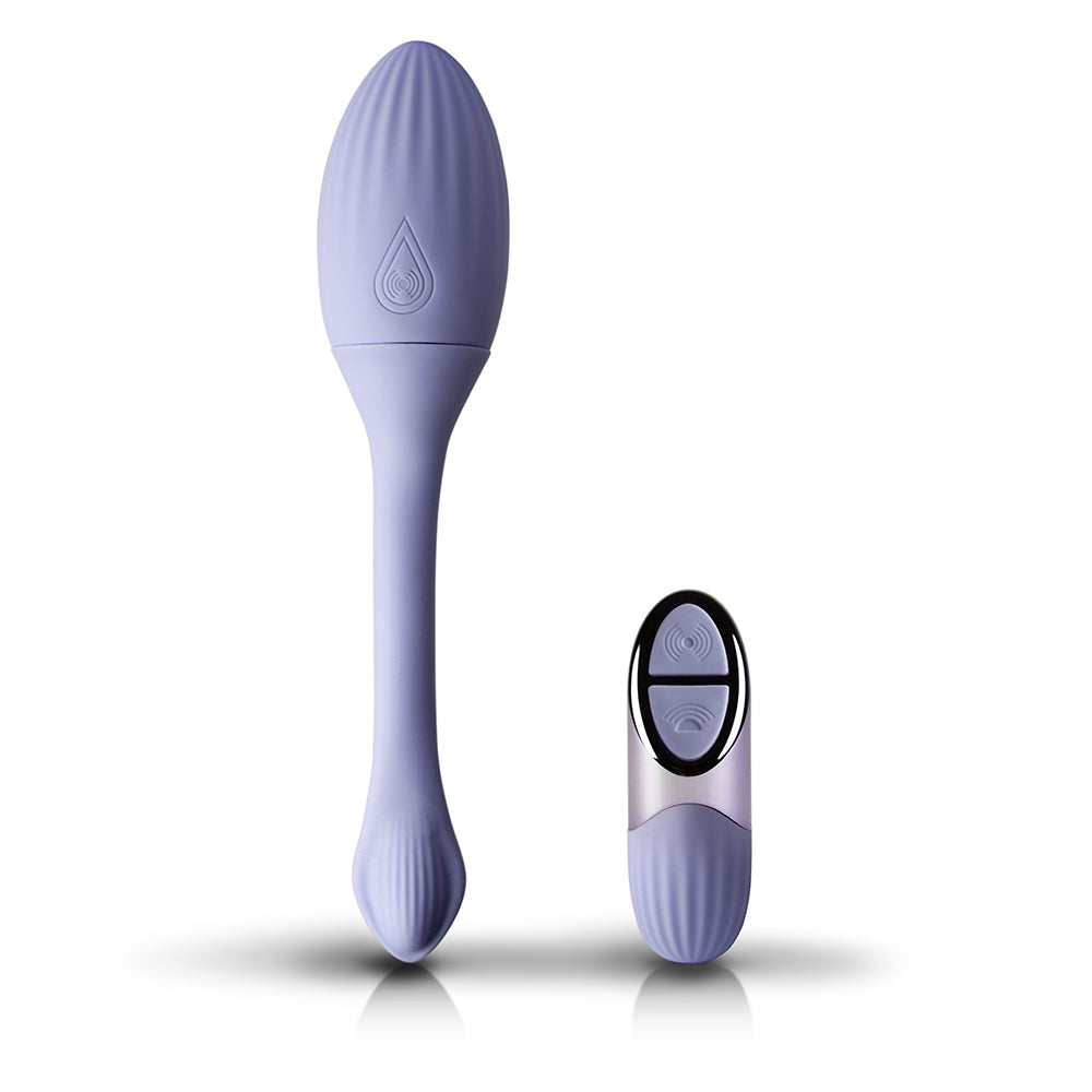 NIYA 1 RECHARGEABLE REMOTE-CONTROLLED SILICONE KEGEL MASSAGER CORNFLOWER