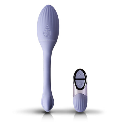 NIYA 1 RECHARGEABLE REMOTE-CONTROLLED SILICONE KEGEL MASSAGER CORNFLOWER