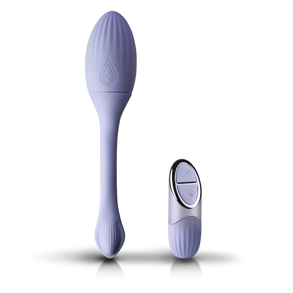 NIYA 1 RECHARGEABLE REMOTE-CONTROLLED SILICONE KEGEL MASSAGER CORNFLOWER