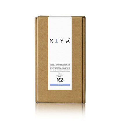 NIYA 2 RECHARGEABLE SILICONE COUPLES MASSAGER CORNFLOWER