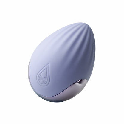 ROCKS-OFF - NIYA 4 RECHARGEABLE SILICONE PALM HELD MASSAGER CORNFLOWER
