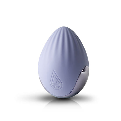 ROCKS-OFF - NIYA 4 RECHARGEABLE SILICONE PALM HELD MASSAGER CORNFLOWER