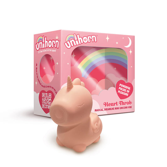 UNIHORN HEART THROB PULSING VIBRATOR PINK