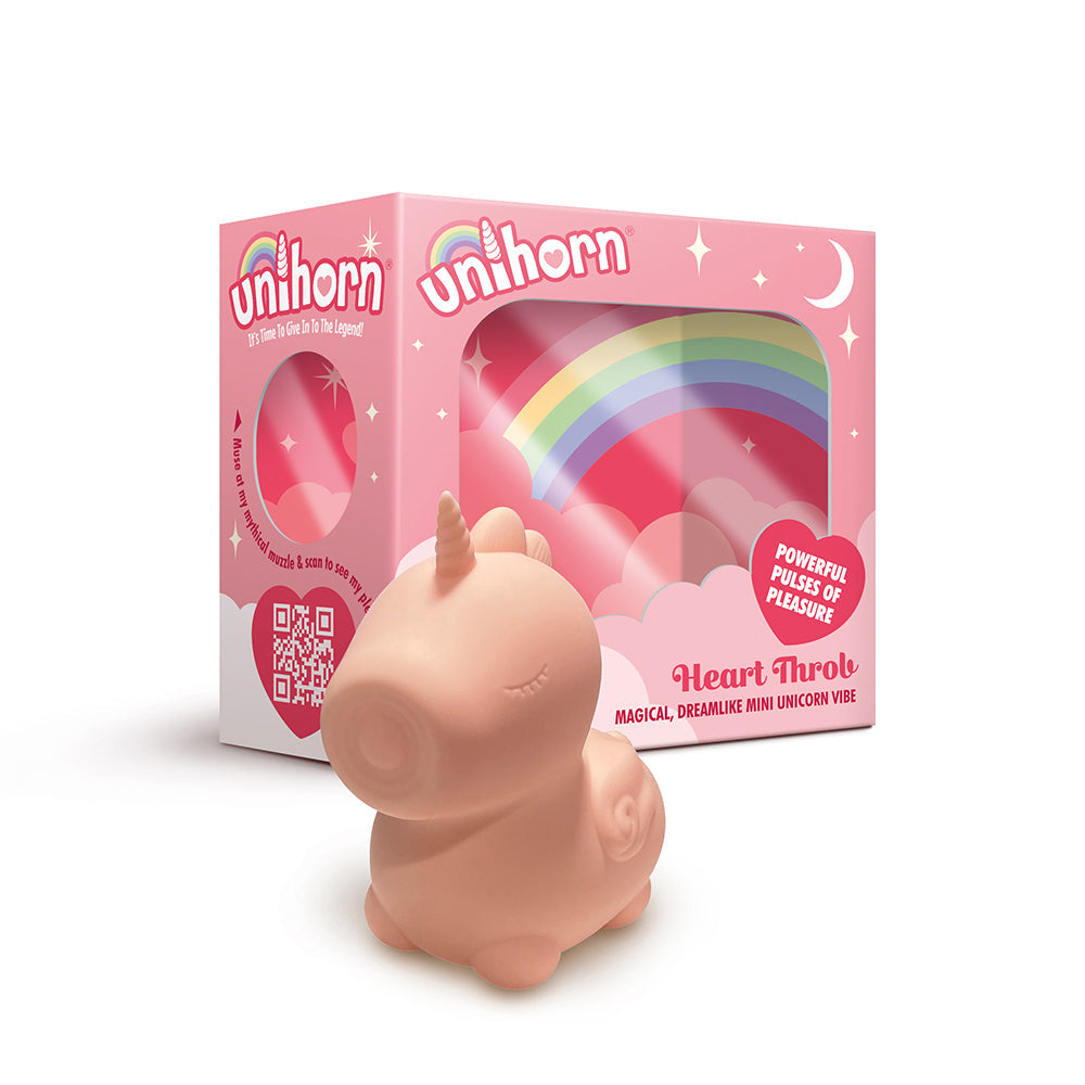 CREATIVE CONCEPTIONS - UNIHORN HEART THROB PULSING VIBRATOR PINK