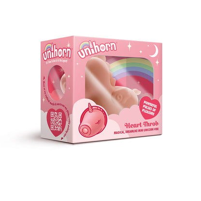 CREATIVE CONCEPTIONS - UNIHORN HEART THROB PULSING VIBRATOR PINK