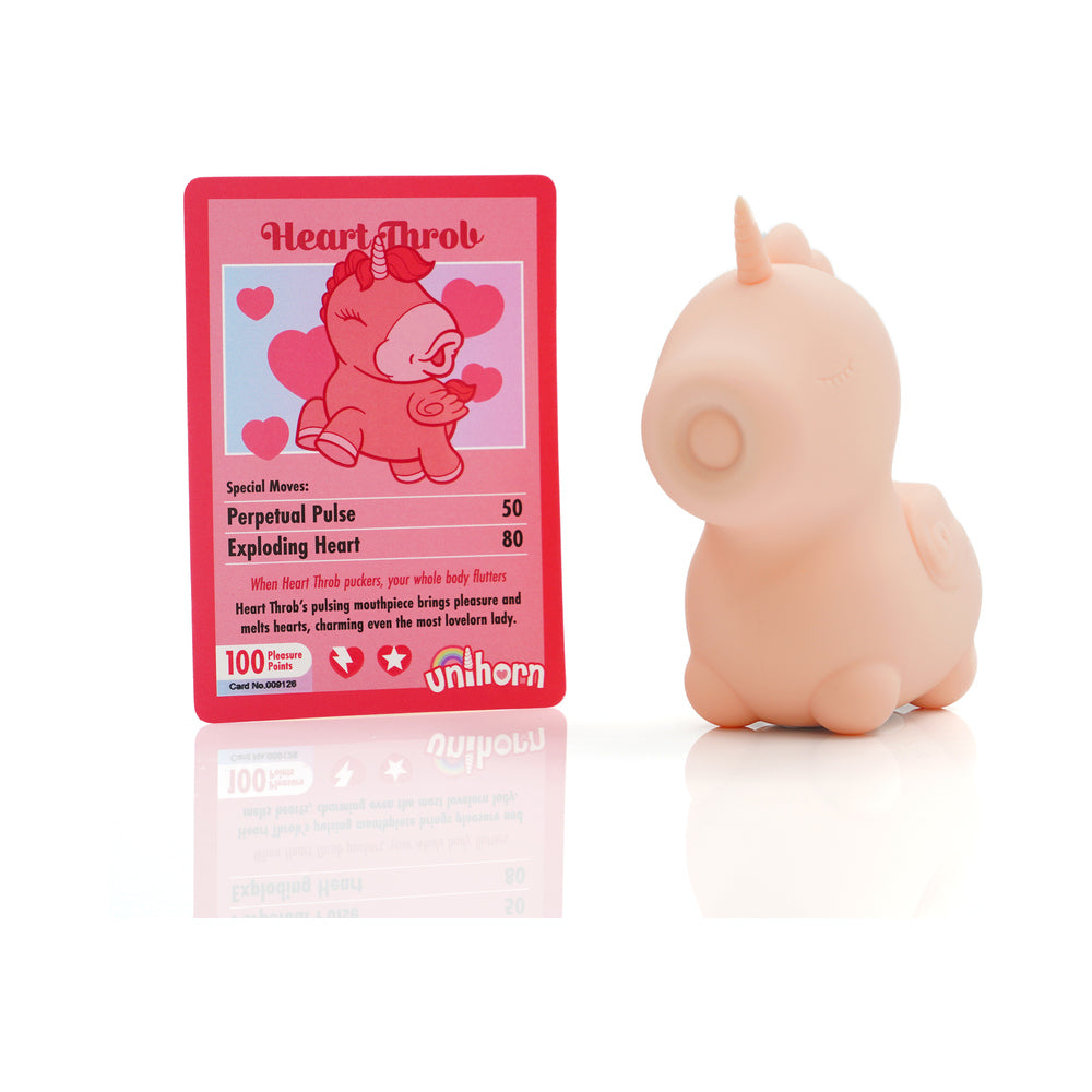 CREATIVE CONCEPTIONS - UNIHORN HEART THROB PULSING VIBRATOR PINK