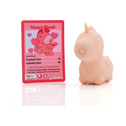 CREATIVE CONCEPTIONS - UNIHORN HEART THROB PULSING VIBRATOR PINK