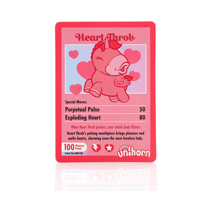CREATIVE CONCEPTIONS - UNIHORN HEART THROB PULSING VIBRATOR PINK