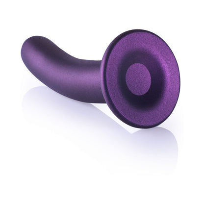 SHOTS - OUCH! SMOOTH SILICONE 7 IN. G SPOT DILDO METALLIC