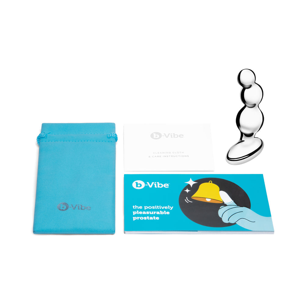 B-VIBE STAINLESS STEEL ANAL BEADS