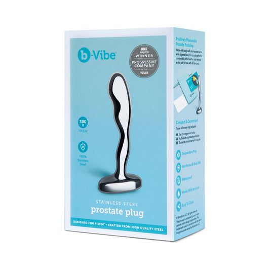 B-VIBE STAINLESS STEEL PROSTATE PLUG