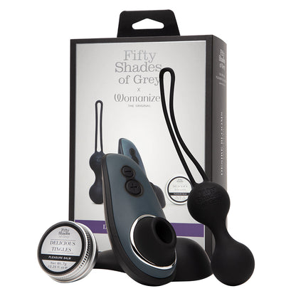 FIFTY SHADES OF GREY - WOMANIZER DESIRE BLOOMS KIT BLACK