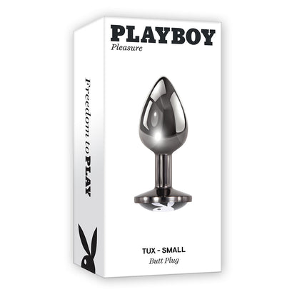 PLAYBOY - TUX SMALL METAL ANAL PLUG HEMATITE