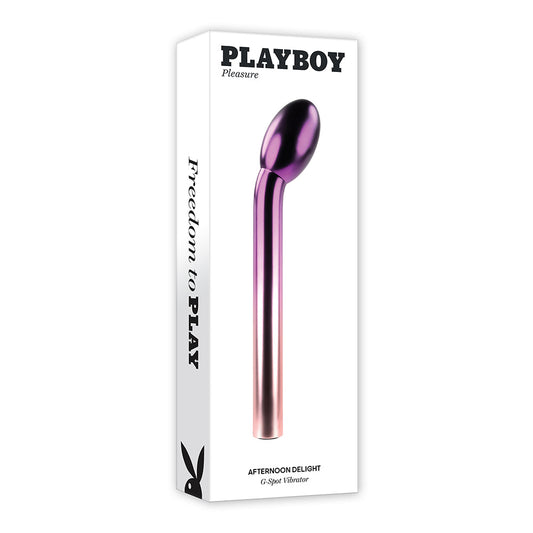 PLAYBOY AFTERNOON DELIGHT RECHARGEABLE G-SPOT VIBRATOR OMBRE