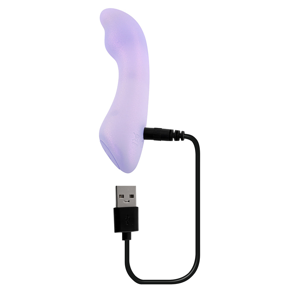 PLAYBOY - VIBRADOR DE SILICONA RECARGABLE PUNTO G EUPHORIA OPAL