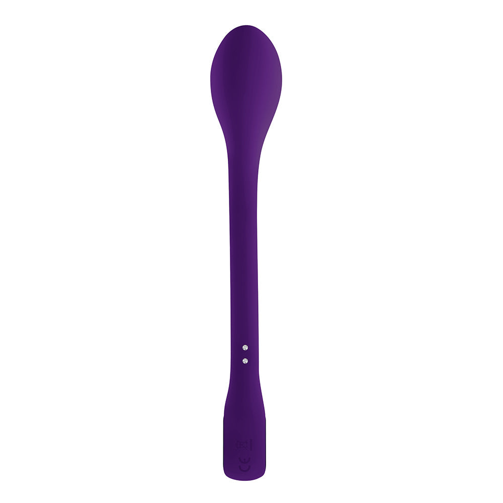PLAYBOY SPOT ON RECHARGEABLE POSABLE SILICONE G-SPOT VIBRATOR ACAI