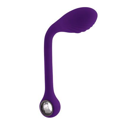 SPOT ON RECHARGEABLE POSABLE SILICONE G-SPOT VIBRATOR ACAI