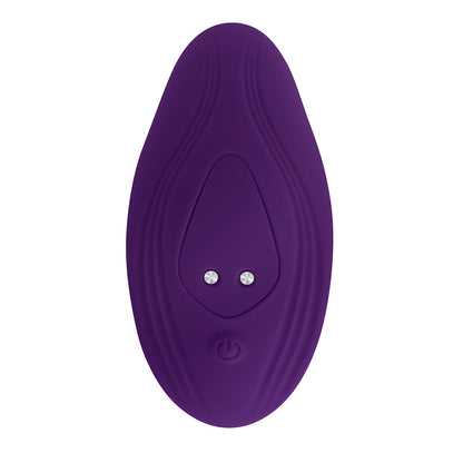 PLAYBOY OUR LITTLE SECRET RECHARGEABLE REMOTE CONTROLLED SILICONE UNDERWEAR VIBRATOR ACAI