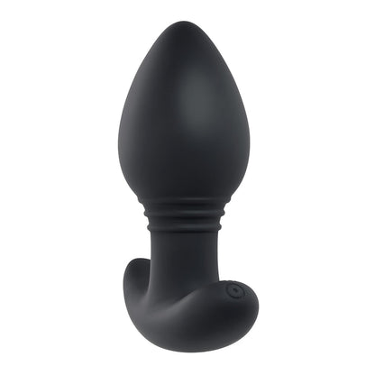 PLAYBOY PLUG & PLAY RECHARGEABLE REMOTE CONTROLLED VIBRATING SILICONE ANAL PLUG NAVY