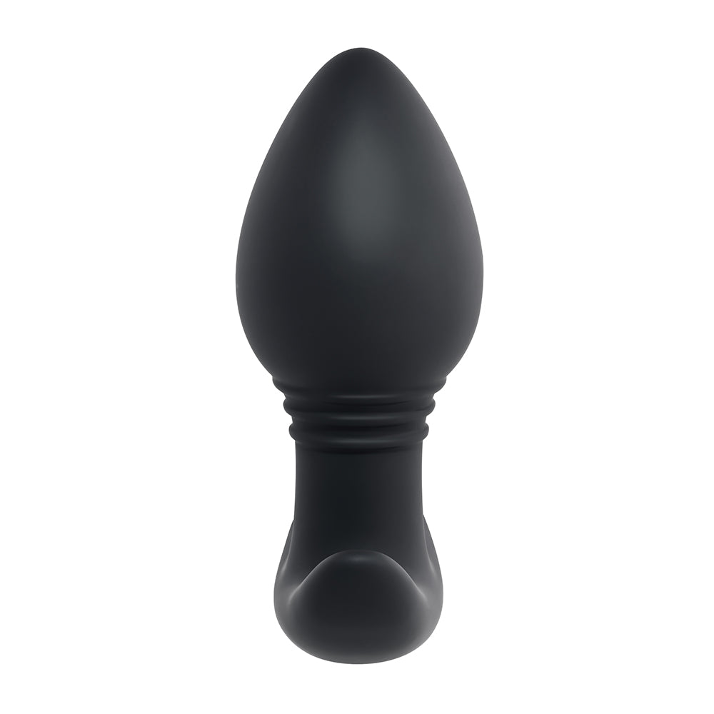 PLAYBOY PLUG & PLAY RECHARGEABLE REMOTE CONTROLLED VIBRATING SILICONE ANAL PLUG NAVY