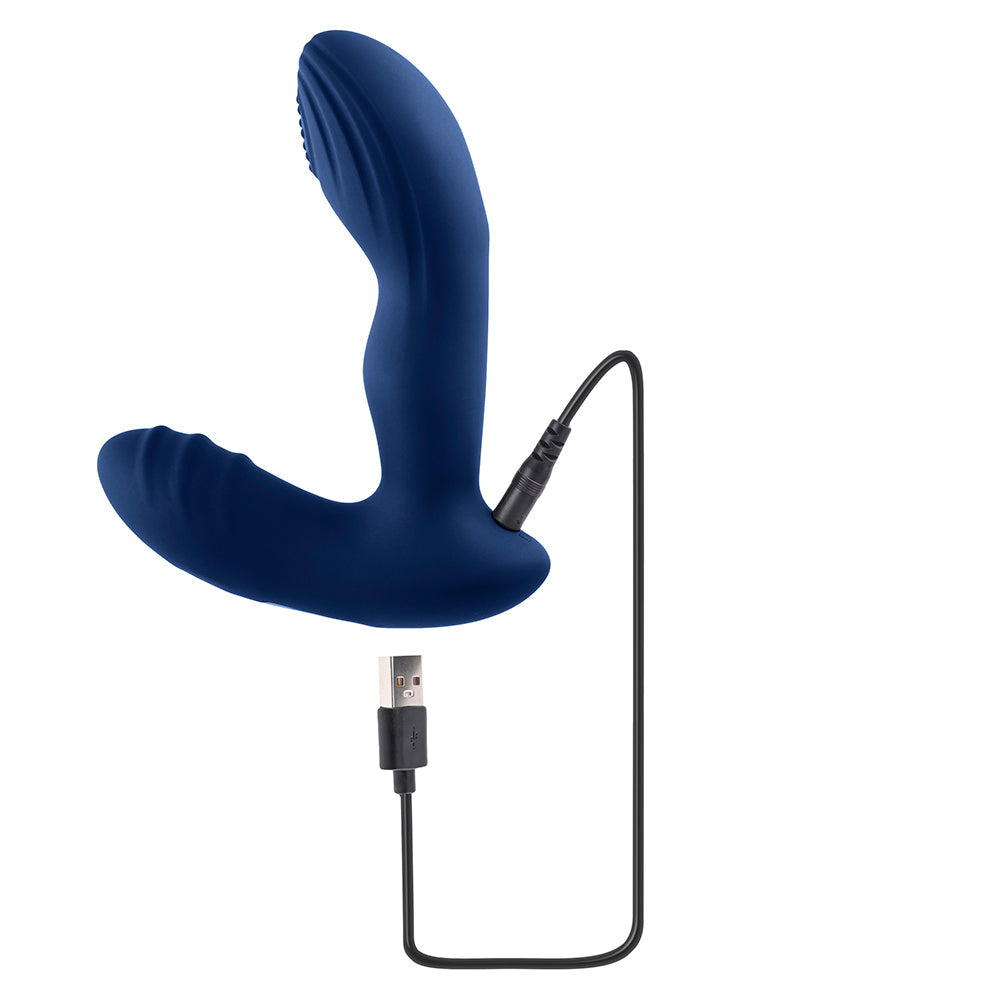 PLAYBOY PLEASURE PLEASER WARMING VIBRATING PROSTATE MASSAGER DEEP OCEAN
