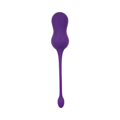 PLAYBOY - DOUBLE TIME RECHARGEABLE REMOTE CONTROLLED VIBRATING SILICONE DUAL KEGEL BALLS ACAI