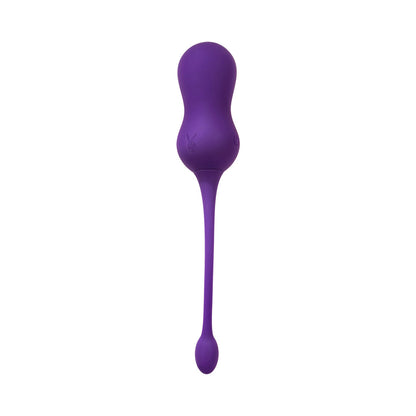 PLAYBOY - DOUBLE TIME RECHARGEABLE REMOTE CONTROLLED VIBRATING SILICONE DUAL KEGEL BALLS ACAI