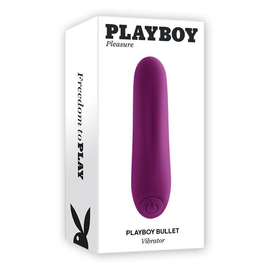 PLAYBOY BULLET RECHARGEABLE SILICONE VIBRATOR WILD ASTER
