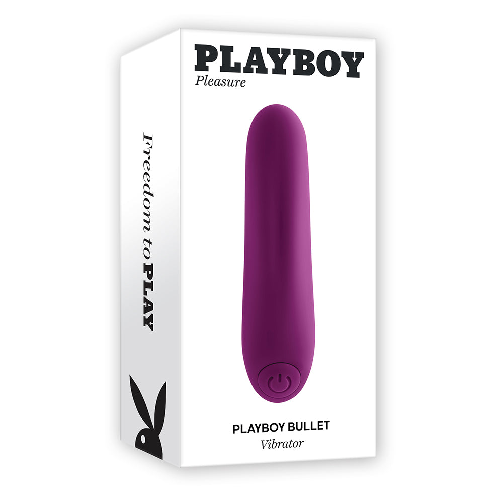 PLAYBOY BULLET RECHARGEABLE SILICONE VIBRATOR WILD ASTER