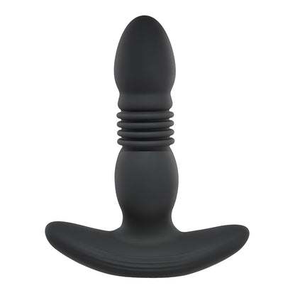 PLAYBOY - TRUST THE THRUST THRUSTING VIBRATING ANAL PLUG BLACK