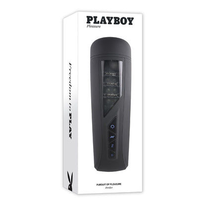 PLAYBOY PURSUIT OF PLEASURE RECHARGEABLE VIBRATING BEADED STROKER