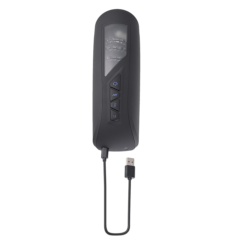 PLAYBOY PURSUIT OF PLEASURE RECHARGEABLE VIBRATING BEADED STROKER