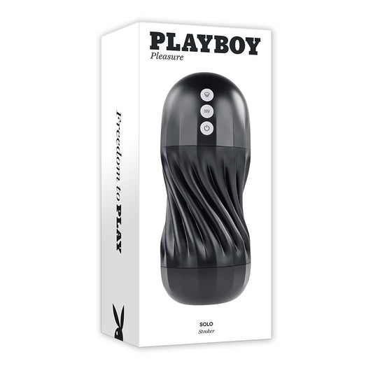 PLAYBOY SOLO RECHARGEABLE SUCKING VIBRATING MASTURBATOR