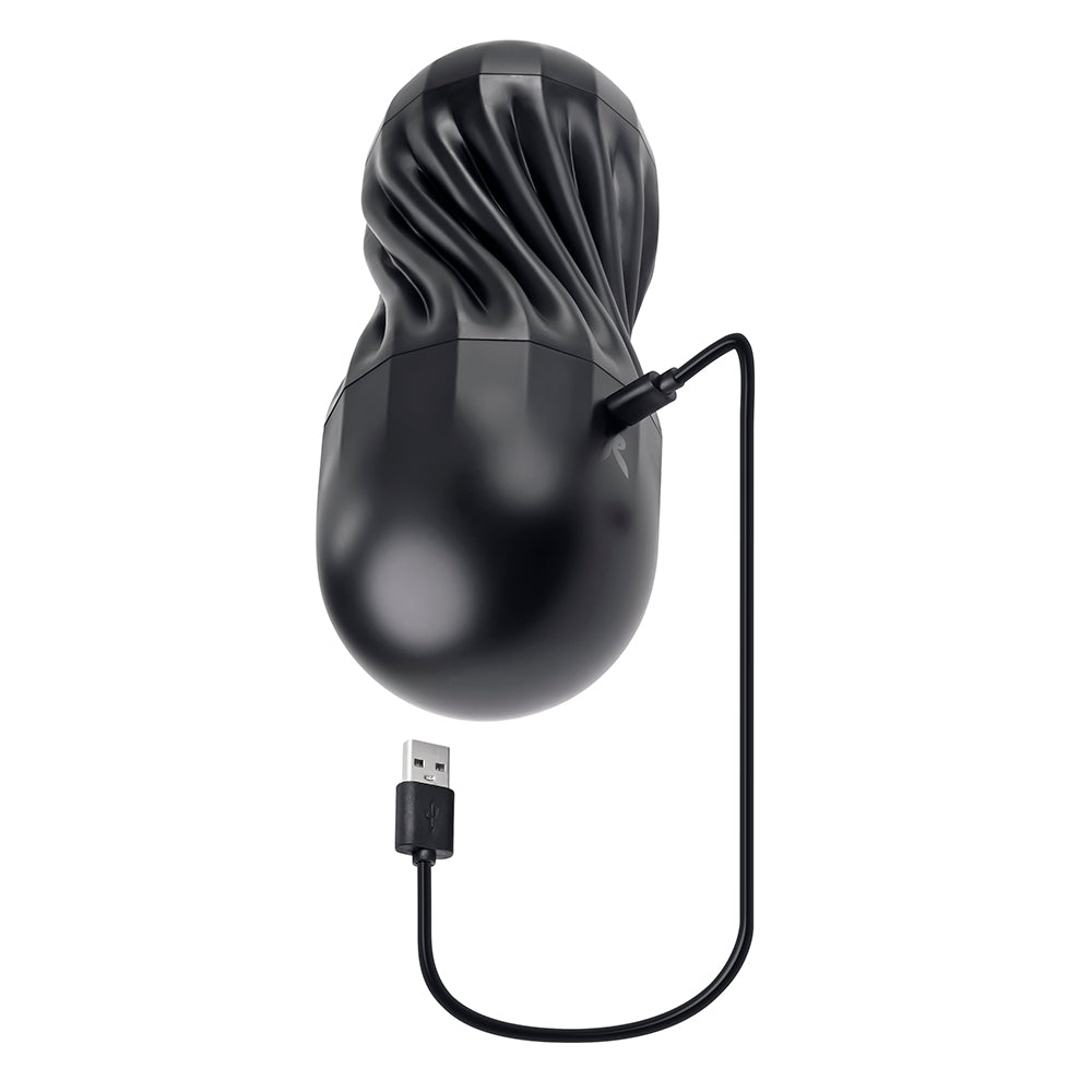 PLAYBOY SOLO RECHARGEABLE SUCKING VIBRATING MASTURBATOR