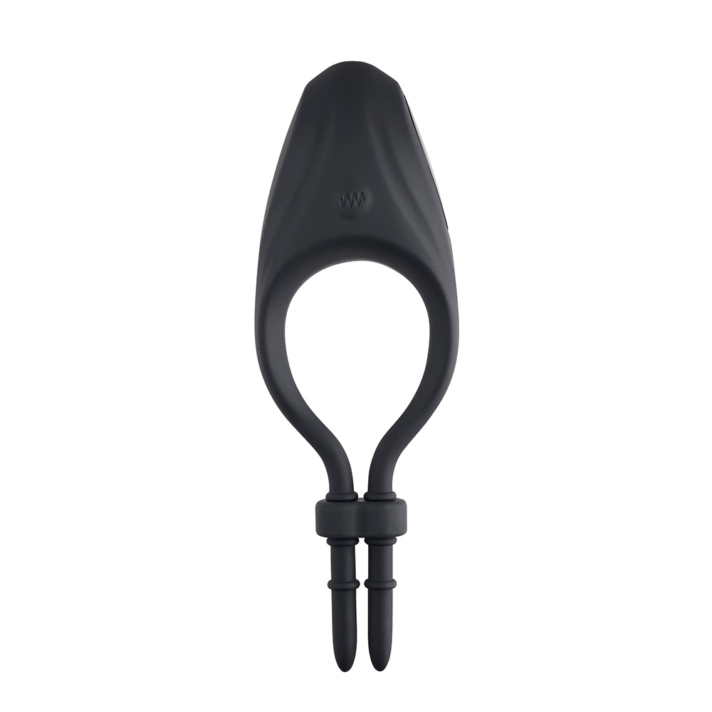 ZERO TOLERANCE PERFECT FIT RECHARGEABLE VIBRATING SILICONE LASSO COCKRING BLACK