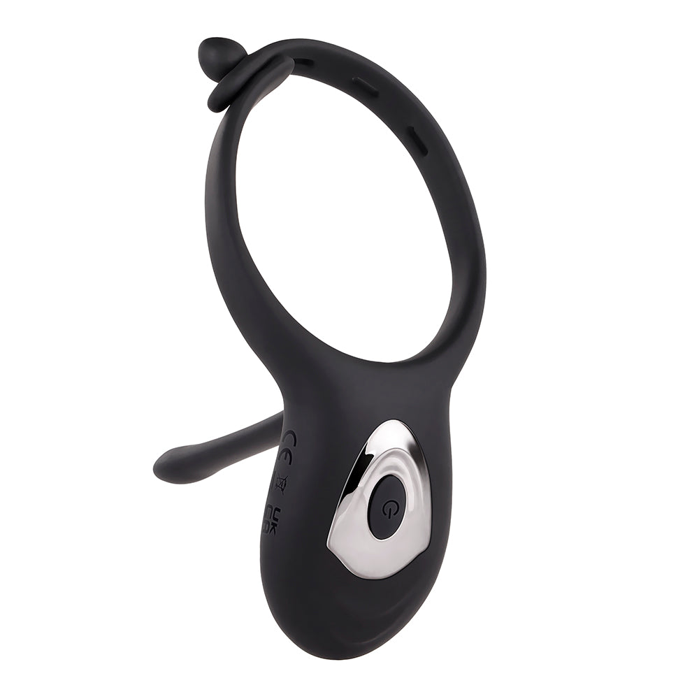 EVOLVED - ZERO TOLERANCE MR. TICKLER RECHARGEABLE REMOTE CONTROLLED C-RING BLACK