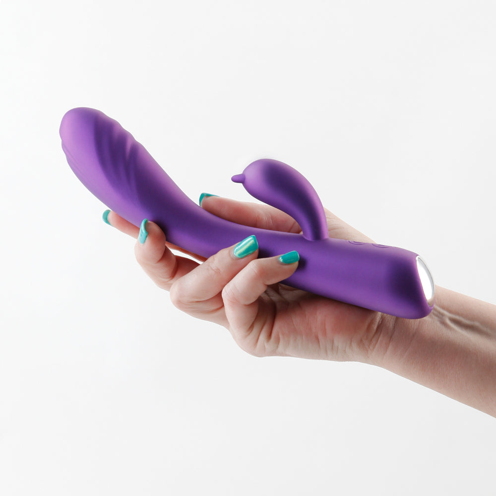 ROYALS DUCHESS RABBIT VIBRATOR METALLIC PURPLE