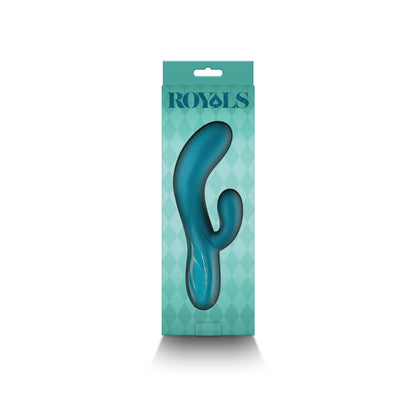 NS NOVELTIES - ROYALS REGENT RABBIT VIBRATOR METALLIC GREEN